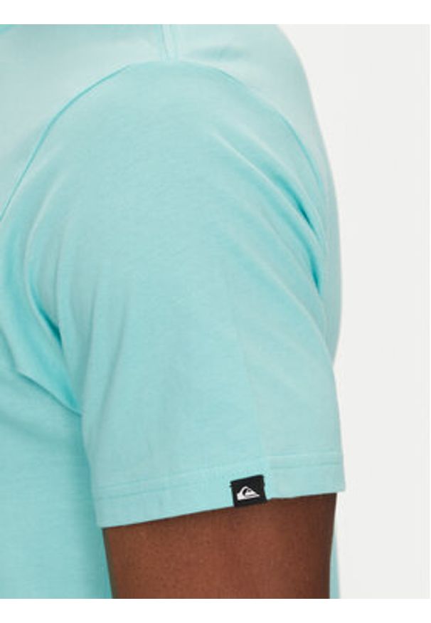 Quiksilver T-Shirt EQYZT08062 Niebieski Regular Fit. Kolor: niebieski. Materiał: bawełna