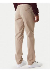 TOMMY HILFIGER - Tommy Hilfiger Chinosy Denton Essential MW0MW40262 Beżowy Straight Fit. Kolor: beżowy. Materiał: bawełna #3