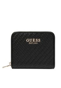 Guess Mały Portfel Damski SWWG96 31137 Czarny. Kolor: czarny. Materiał: skóra