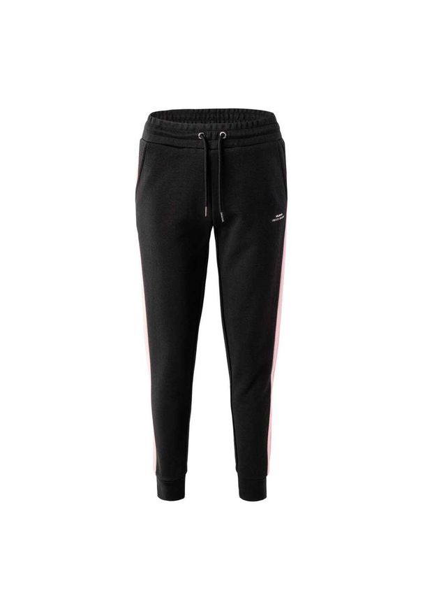 Iguana - Spodnie Dresowe Damskie Onles. Kolor: czarny, różowy, wielokolorowy. Materiał: dresówka. Sport: fitness