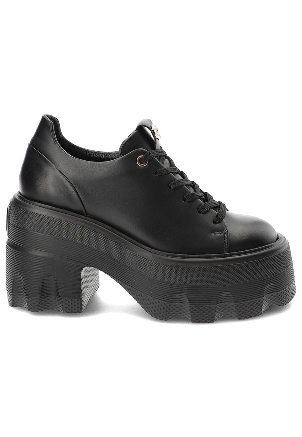 Czarne Sneakersy Carinii Modne Obuwie Damskie. Okazja: na co dzień. Kolor: czarny. Materiał: materiał. Styl: elegancki, casual