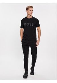 BOSS - Boss T-Shirt Mirror 1 50506363 Czarny Regular Fit. Kolor: czarny. Materiał: bawełna