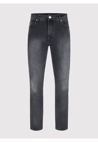 Pako Lorente - PAKO LORENTE – Szare jeansowe spodnie męskie. Okazja: na co dzień. Kolor: szary. Materiał: jeans. Długość: długie. Styl: casual