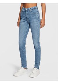 Calvin Klein Jeans Jeansy J20J220187 Niebieski Skinny Fit. Kolor: niebieski