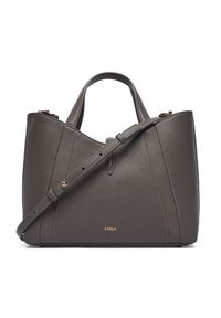 Furla Torebka Goccia Shopper Bag S WB01789 BX3353 KH 4283S Szary. Kolor: szary. Materiał: skórzane #3