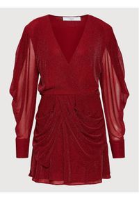 IRO Sukienka koktajlowa Breja BUR12 Czerwony Regular Fit. Kolor: czerwony. Styl: wizytowy #5