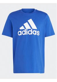 Adidas - adidas T-Shirt Essentials Single Jersey Big Logo T-Shirt IC9351 Niebieski Regular Fit. Kolor: niebieski. Materiał: bawełna, jersey #7