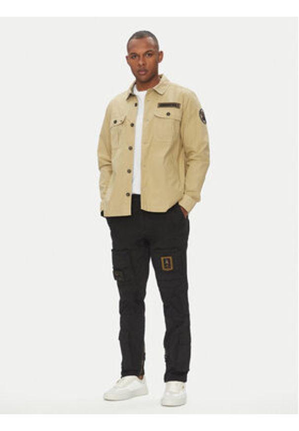 Aeronautica Militare Spodnie materiałowe 251PA1387CT1493 Czarny Regular Fit. Kolor: czarny. Materiał: bawełna
