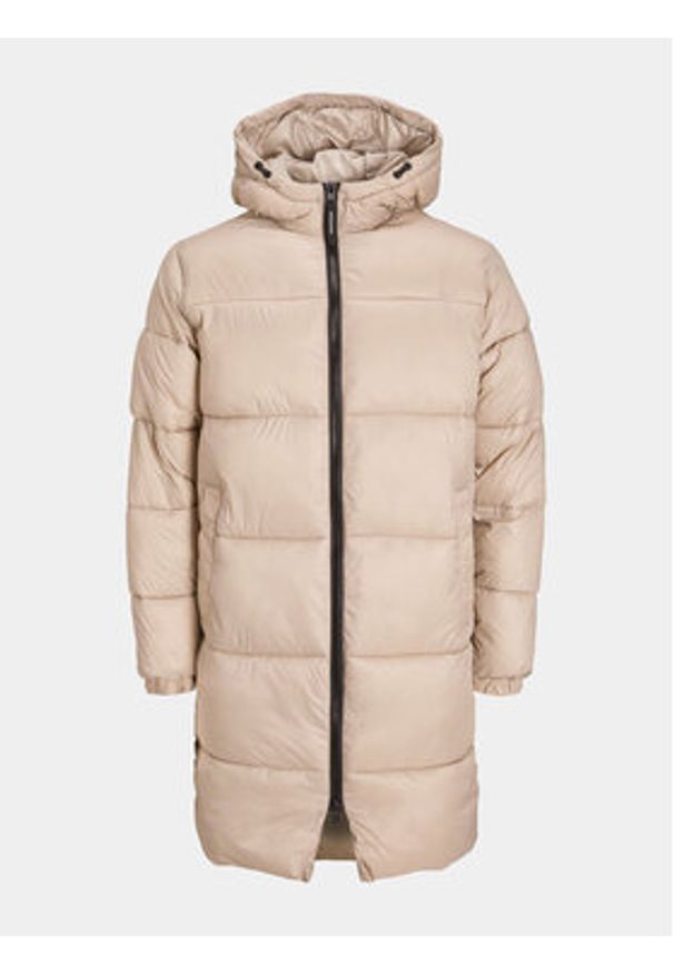 Jack & Jones - Jack&Jones Kurtka zimowa 12236052 Beżowy Regular Fit. Kolor: beżowy. Materiał: syntetyk. Sezon: zima