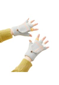 Rękawiczki turystyczne zimowe dla dzieci Hurtel. Kolor: szary. Sezon: zima #1