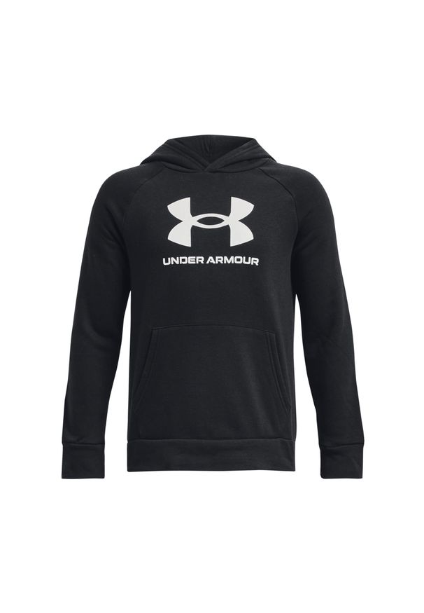 Bluza z kapturem dla dzieci Under Armour Rival Fleece BL. Typ kołnierza: kaptur. Kolor: wielokolorowy, biały, czarny