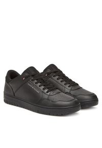 TOMMY HILFIGER - Tommy Hilfiger Sneakersy Basket Core Lite Lmix FM0FM05518 Czarny. Kolor: czarny. Materiał: skóra