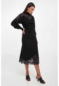Twinset Milano - Sweter damski ażurowy TWINSET. Wzór: ażurowy #4