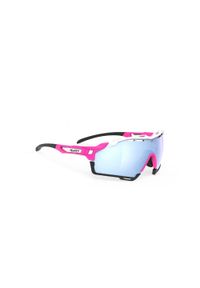 Rudy Project - Okulary RUDY PROJECT CUTLINE PINK FLUO MATE C1 - Multilaser ICE. Kolor: różowy. Sport: turystyka piesza