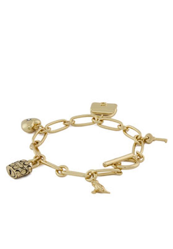 Coach Bransoletka 37448318 Złoty. Materiał: metalowe. Kolor: złoty