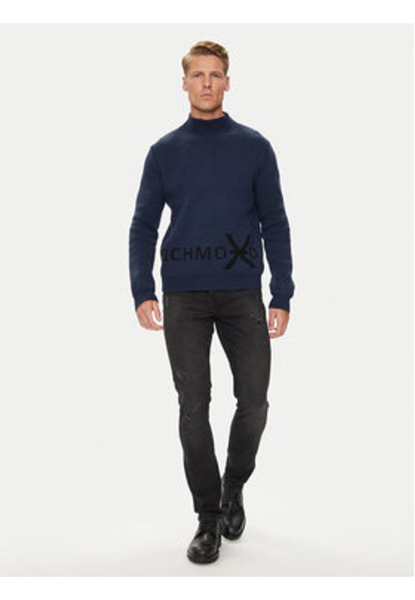 Richmond X Jeansy Simov UMA24189JE Czarny Slim Fit. Kolor: czarny
