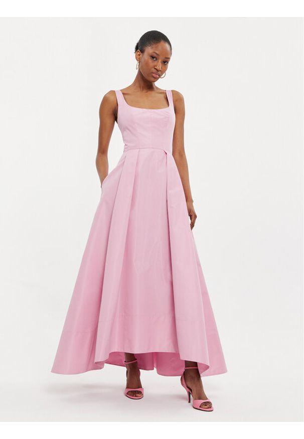 Pinko Sukienka wieczorowa Champagne 102778 Y3LE Różowy Regular Fit. Kolor: różowy. Materiał: syntetyk. Styl: wizytowy