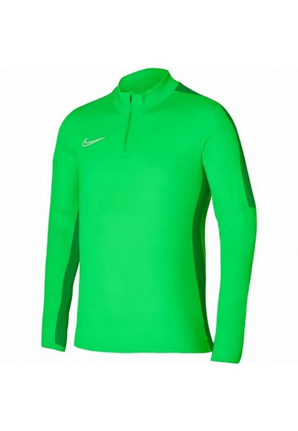 Nike - Męska Bluza Rozpinana Academy 23 Quarter Zip. Kolor: zielony