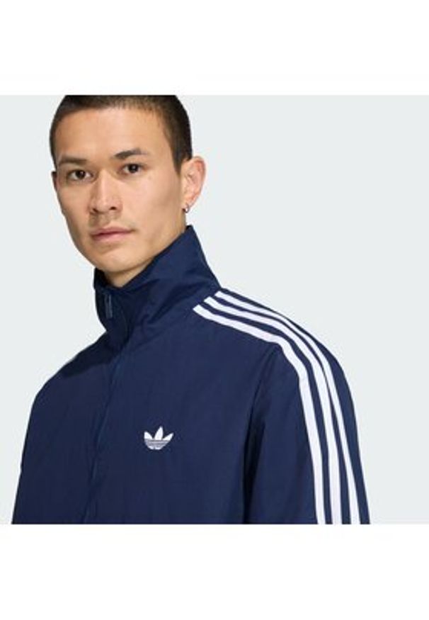 Adidas - adidas Bluza Firebird KE1365 Granatowy Regular Fit. Kolor: niebieski. Materiał: syntetyk