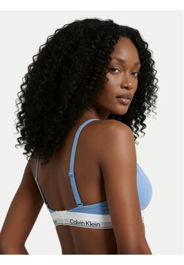 Calvin Klein Underwear Biustonosz braletka LV00QF8503 Błękitny. Kolor: niebieski. Materiał: bawełna