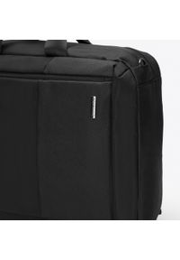 Wittchen - Męski plecak 2 w 1 na laptopa 15,6” czarny. Kolor: czarny. Materiał: poliester #8