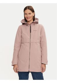 Didriksons Parka Helle 504301 Różowy Regular Fit. Kolor: różowy. Materiał: syntetyk