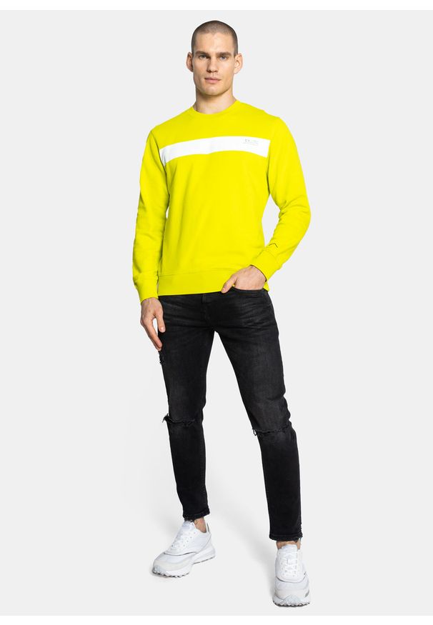 Bluza męska Replay (M3325.22390P-754). Okazja: na co dzień. Kolor: żółty. Styl: casual