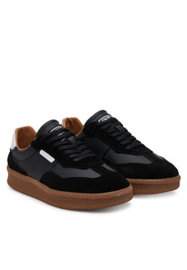 Steve Madden Sneakersy Euphoria SM11003591 Czarny. Kolor: czarny. Materiał: skóra