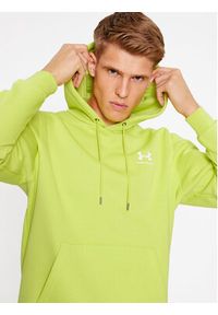 Under Armour Bluza Ua Essential Fleece Hoodie 1373880 Żółty Loose Fit. Kolor: żółty. Materiał: bawełna