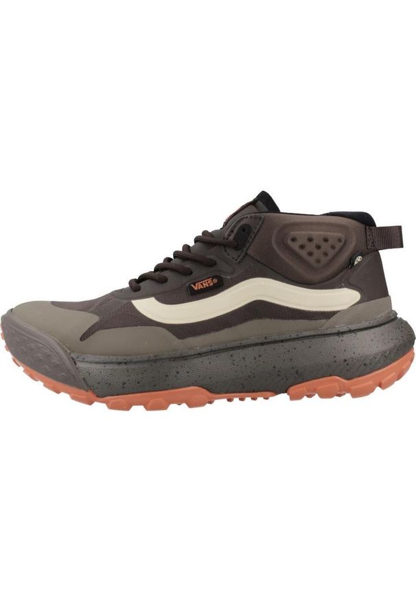 Tenisówki Vans Model Mte Crosspath Mid Kolor Brązowy. Kolor: brązowy. Materiał: tkanina