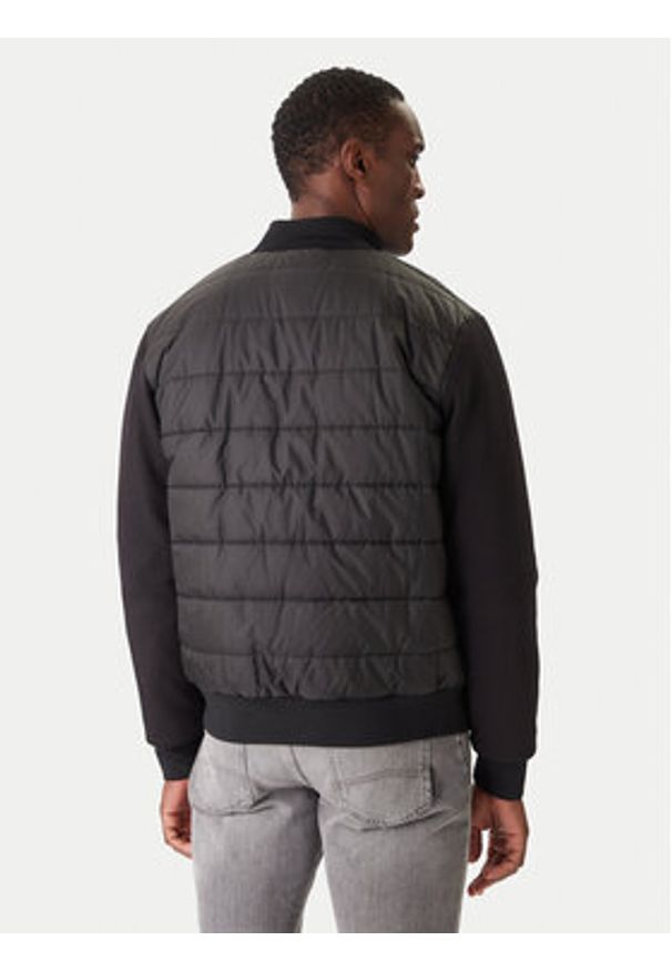 Karl Lagerfeld - KARL LAGERFELD Kurtka przejściowa 505065 554563 Czarny Regular Fit. Typ kołnierza: dekolt w karo. Kolor: czarny. Materiał: syntetyk