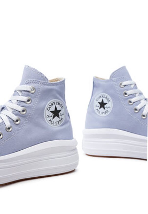 Converse Trampki Chuck Taylor All Star Move Platform A08294C Fioletowy. Kolor: fioletowy. Materiał: materiał. Obcas: na platformie