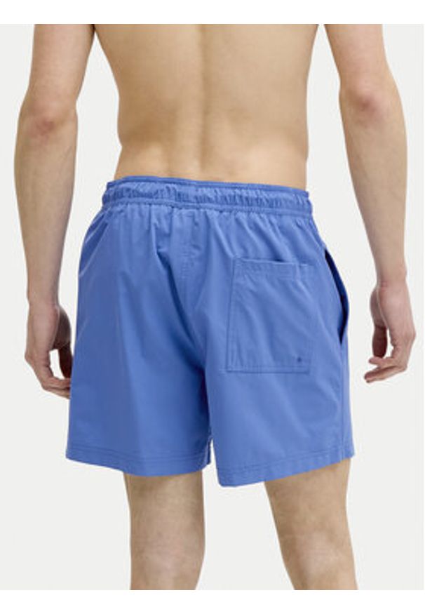 Jack & Jones Szorty kąpielowe Maui Tropic 12291385 Niebieski Regular Fit. Kolor: niebieski. Materiał: syntetyk