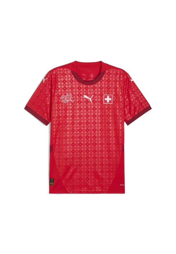 Puma - Męska koszulka domowa kobiecej reprezentacji Szwajcarii Team 2025 PUMA. Kolor: czerwony