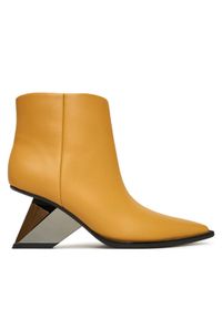 United Nude Botki Rockit Pull On Bootie 1094792816 Żółty. Kolor: żółty. Materiał: skóra
