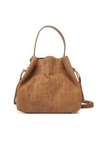 Elisabetta Franchi Torebka BS-21H-61E2-V720 Beżowy. Kolor: beżowy. Materiał: skórzane, zamszowe #5