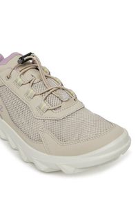 ecco - ECCO Sneakersy Mx W 82026358261 Beżowy. Kolor: beżowy. Materiał: skóra #6