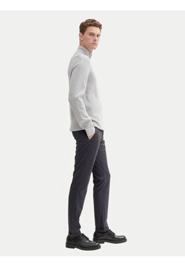 Tom Tailor Chinosy 1044853 Szary Slim Fit. Kolor: szary. Materiał: syntetyk