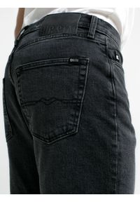 Big-Star - Spodnie jeans męskie czarne Harper 906. Stan: podwyższony. Kolor: czarny. Styl: vintage