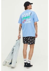 Vans szorty męskie kolor czarny. Kolor: czarny. Materiał: tkanina #4