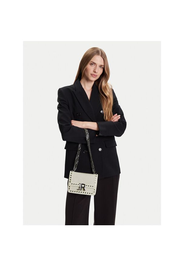 Torebka John Richmond. Kolor: kremowy