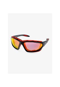Okulary przeciwsłoneczne GOG Mese - black/poly.red. Kolor: czarny