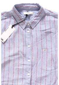 Lee - LEE ONE POCKET SHIRT HEATHER BLUE L46BCBLI 112110753. Materiał: materiał