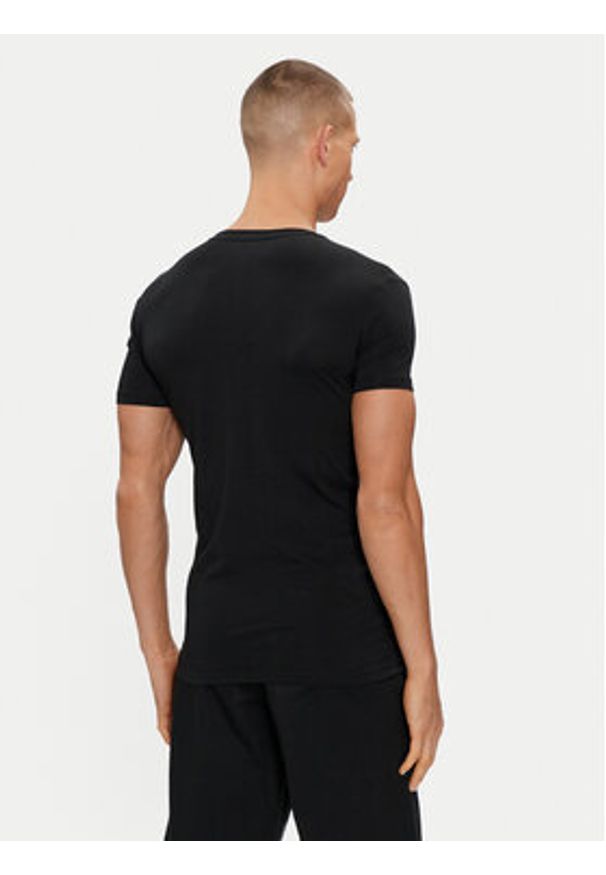 Emporio Armani Underwear T-Shirt 111035 4R729 00020 Czarny Slim Fit. Kolor: czarny. Materiał: bawełna