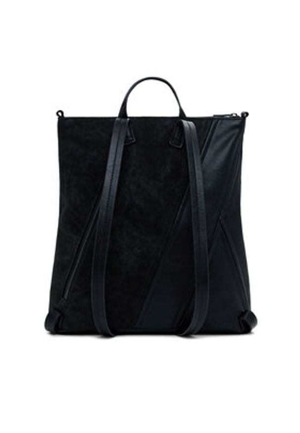 Desigual Torebka Patch Tango P 25WAKP12 Czarny. Kolor: czarny. Materiał: skórzane