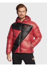 EA7 Emporio Armani Kurtka puchowa 6LPB53 PNR4Z 1451 Czerwony Regular Fit. Kolor: czerwony. Materiał: puch, syntetyk