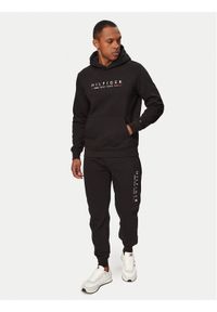 TOMMY HILFIGER - Tommy Hilfiger Komplet dresowy MW0MW29730 Czarny Regular Fit. Kolor: czarny. Materiał: syntetyk, bawełna #1