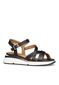 Geox Sandały D650JA 000BC C9999 Czarny. Kolor: czarny. Materiał: skóra #6