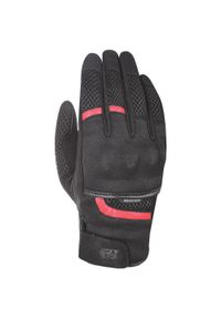 Rękawice rowerowe Oxford Brisbane Air w rozmiarze M/8 czarno-czerwone. Kolor: wielokolorowy, czarny, czerwony. Sport: kolarstwo #1