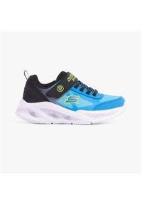 skechers - Buty dziecięce SKECHERS Meteor Lights. Okazja: na co dzień. Kolor: niebieski